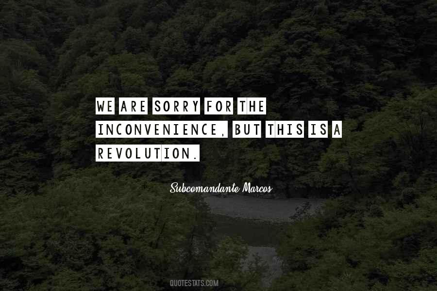 Quotes About Inconvenience #327932