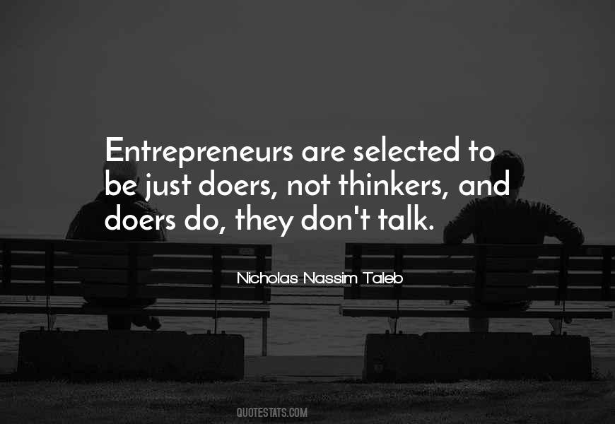 Quotes About Doers #280349