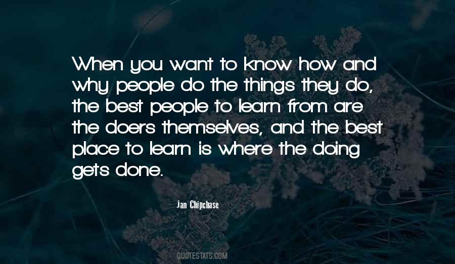 Quotes About Doers #67367