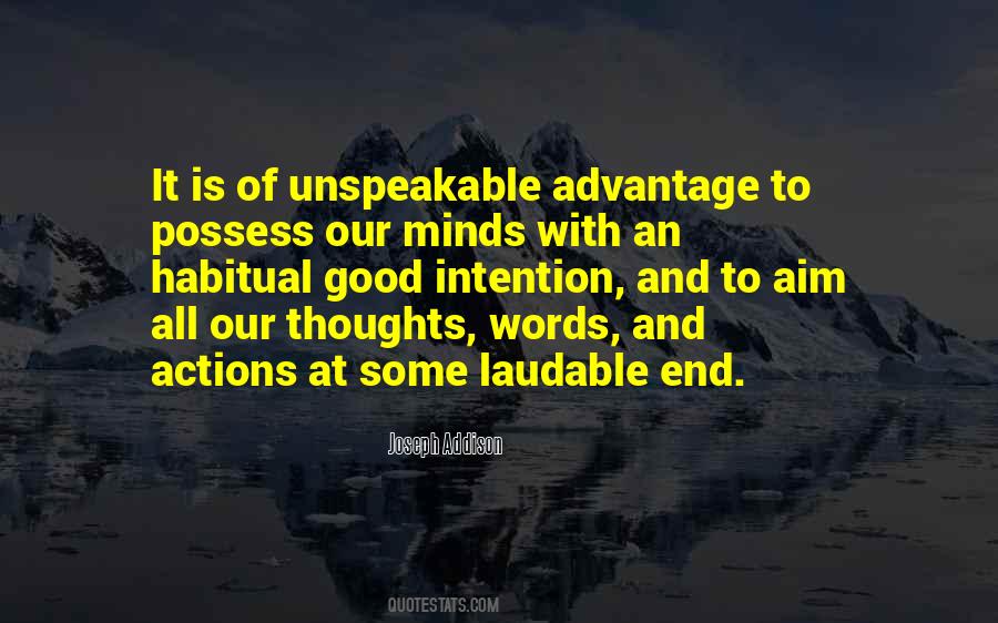 Quotes About Actions And Intentions #258856