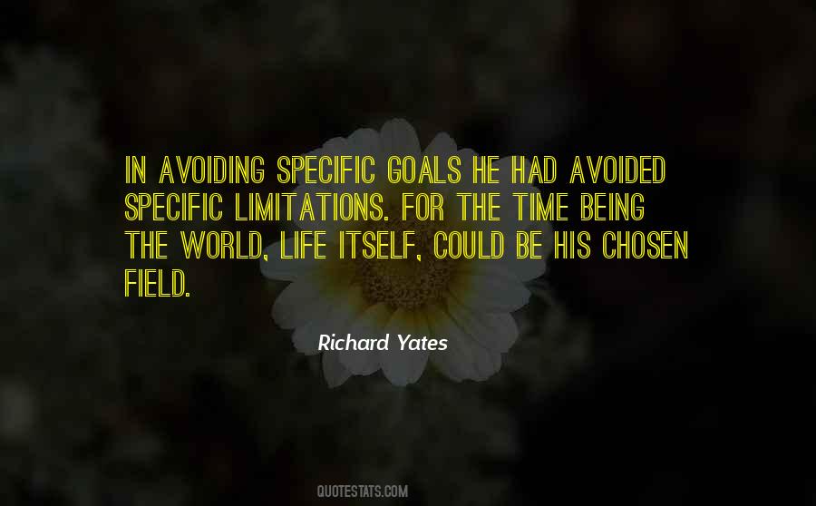 Quotes About Specific Goals #1797749