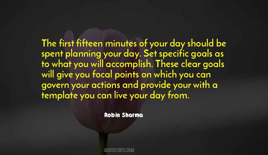 Quotes About Specific Goals #571443