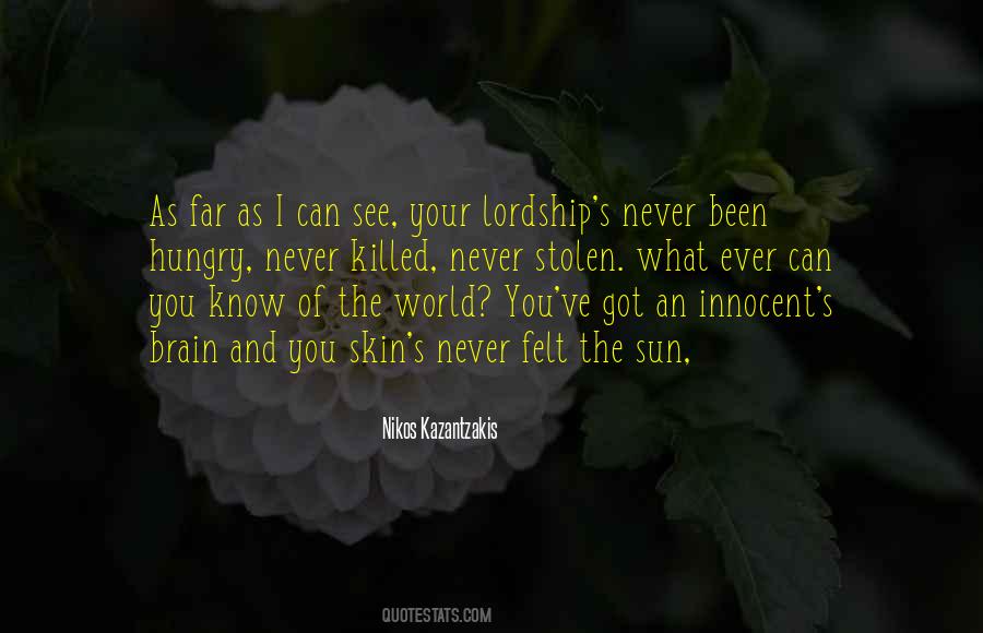 Sun On My Skin Quotes #97966
