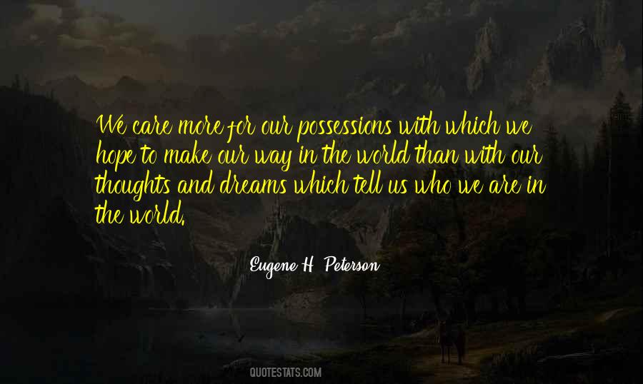 Quotes About Possessions #1066410