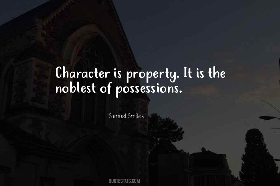 Quotes About Possessions #1243209