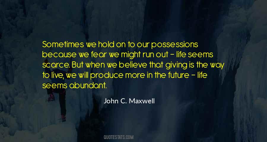 Quotes About Possessions #1300858