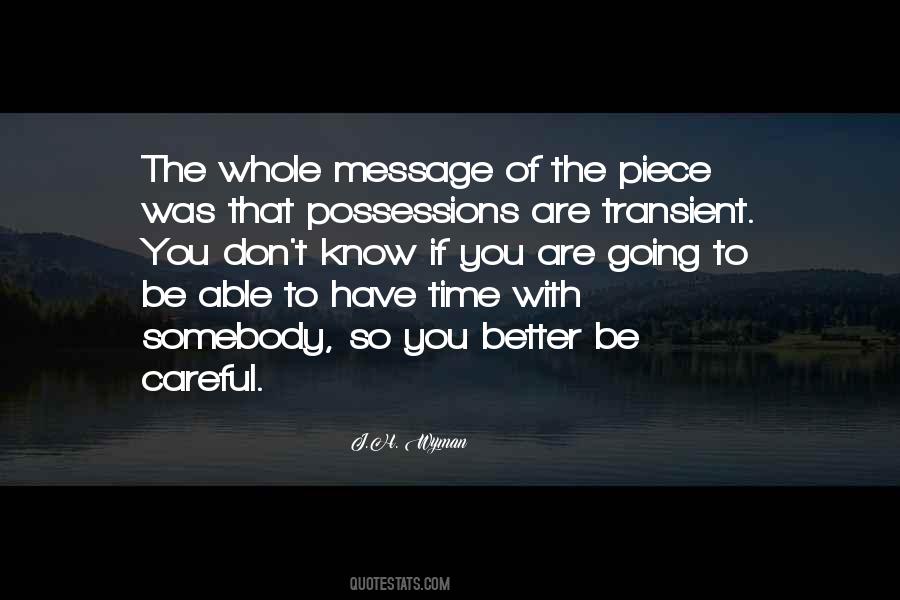 Quotes About Possessions #1318267