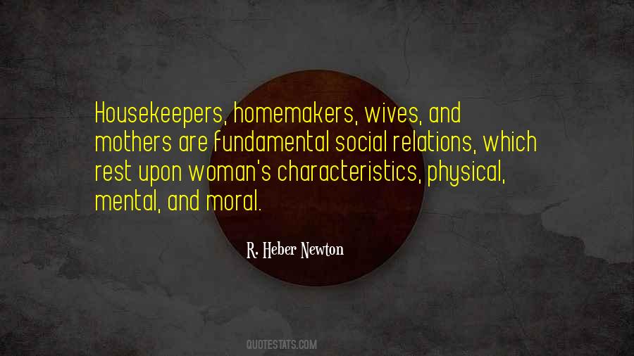 Quotes About Wives And Mothers #1187647
