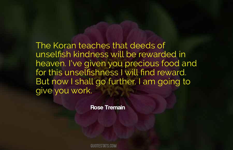 Quotes About Deeds Of Kindness #22073