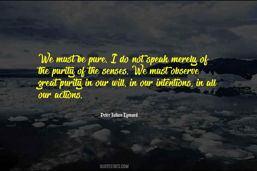 Quotes About Pure Intentions #1539998