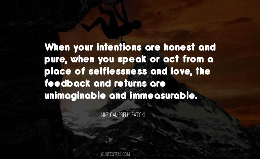 Quotes About Pure Intentions #302467