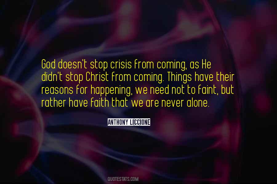 Quotes About Crisis Of Faith #649413