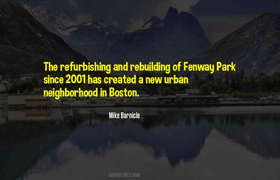 Quotes About Fenway Park #1836896