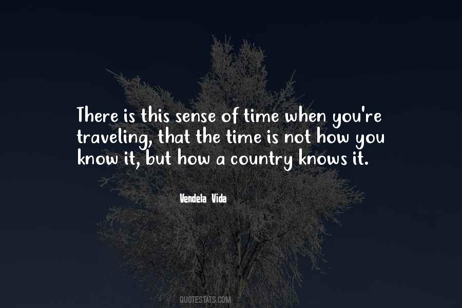 Sense Of Time Quotes #912977