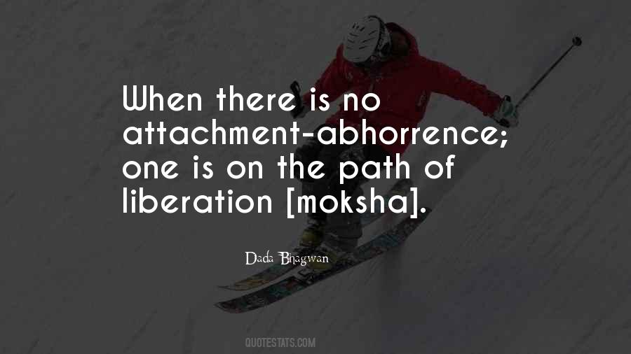 Attachment Abhorrence Quotes #1512283