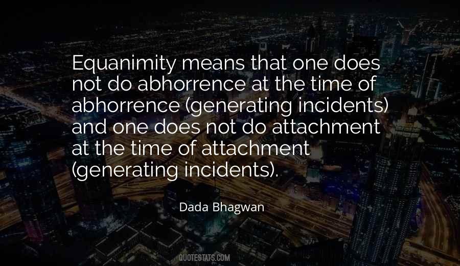 Attachment Abhorrence Quotes #1796359