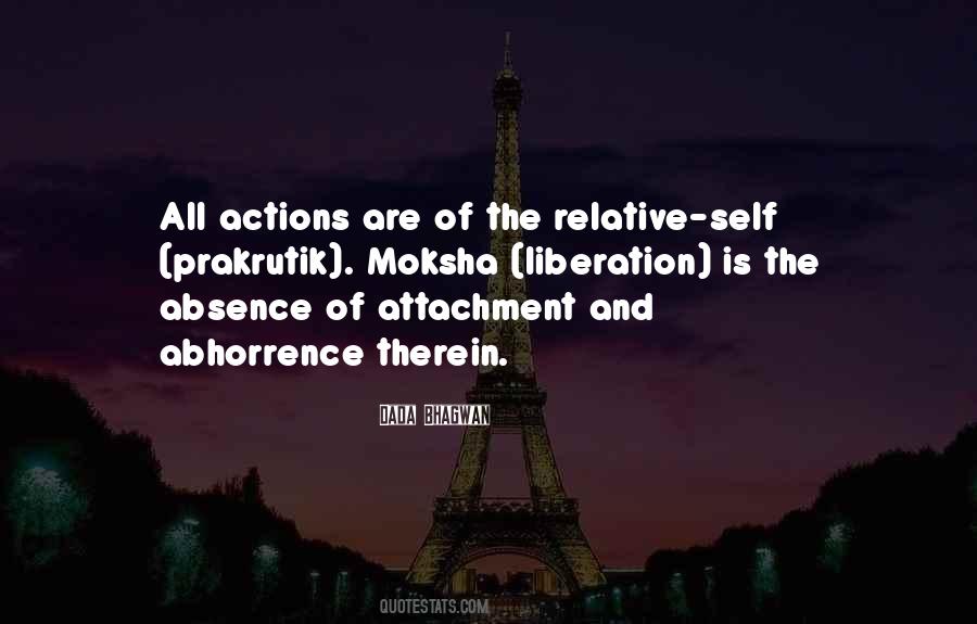 Attachment Abhorrence Quotes #757079