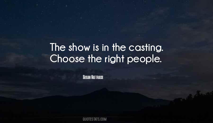 Quotes About Casting #209887