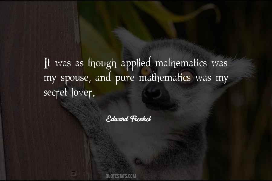 Quotes About Applied Mathematics #625228