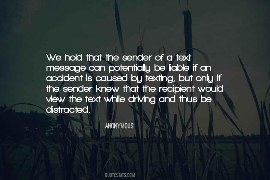 Quotes About Texting And Driving #508512