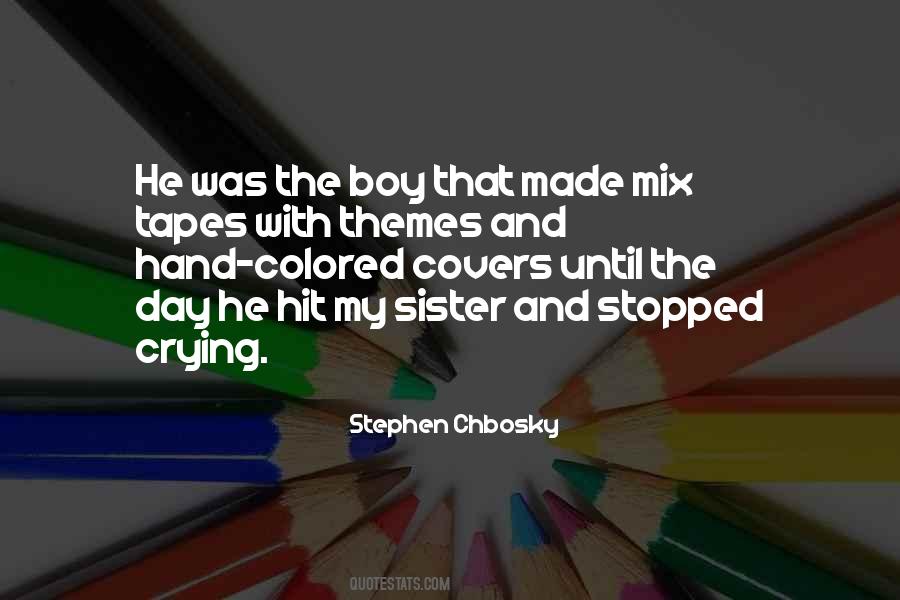 Quotes About Not Crying Over A Boy #1438216