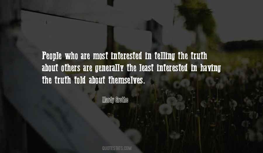 Quotes About Telling The Truth #1115045