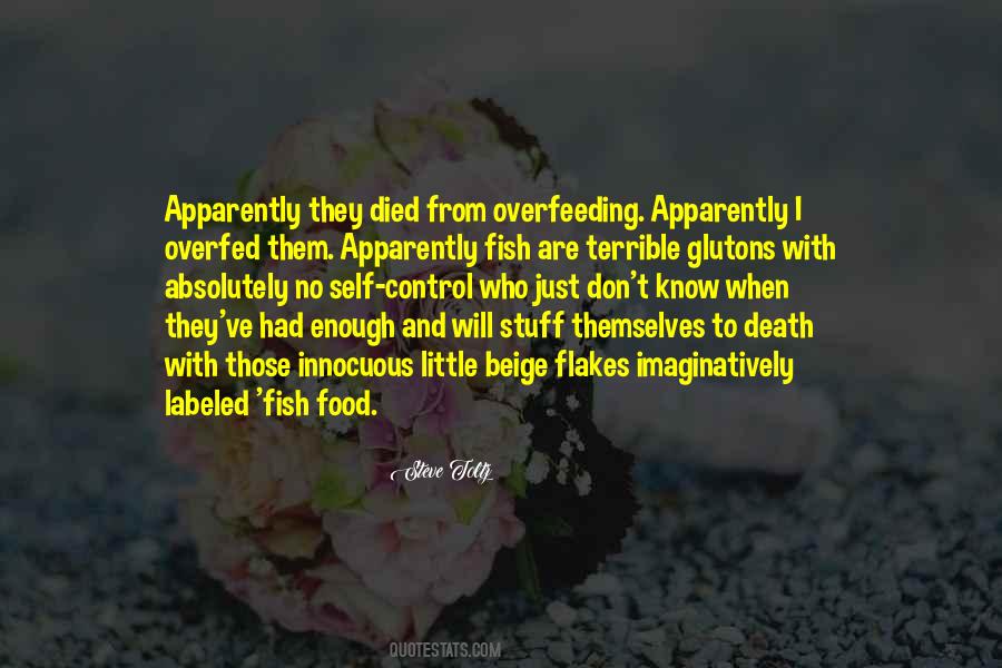 Quotes About Fish Food #368463