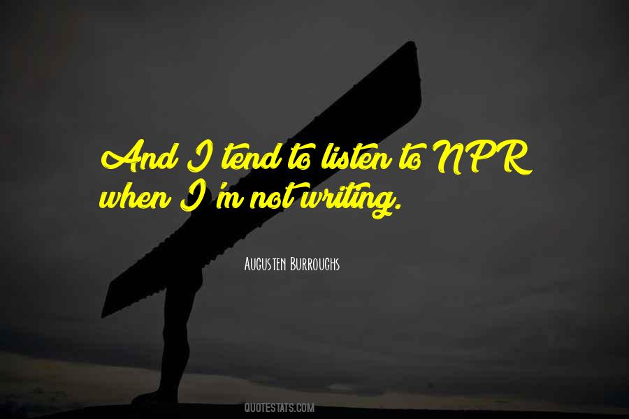 Quotes About Npr #40926