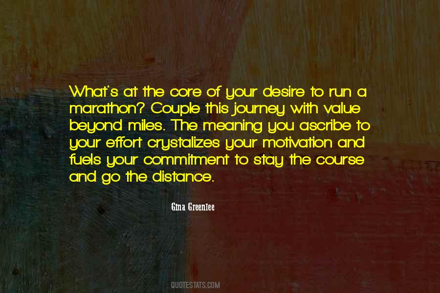 Quotes About Distance Running #161935