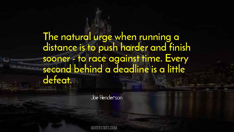 Quotes About Distance Running #1702011
