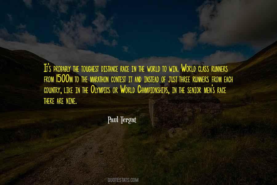 Quotes About Distance Running #1703785