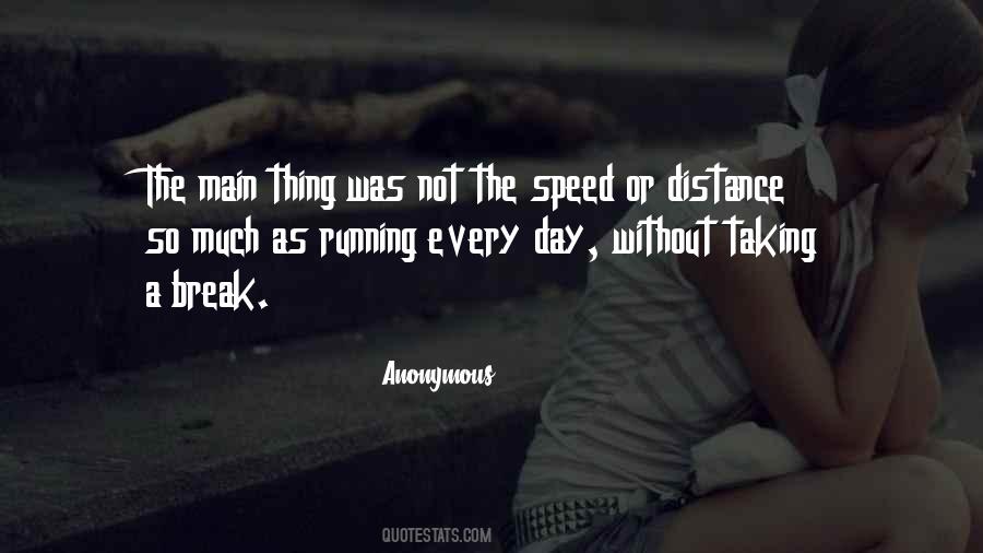 Quotes About Distance Running #336410