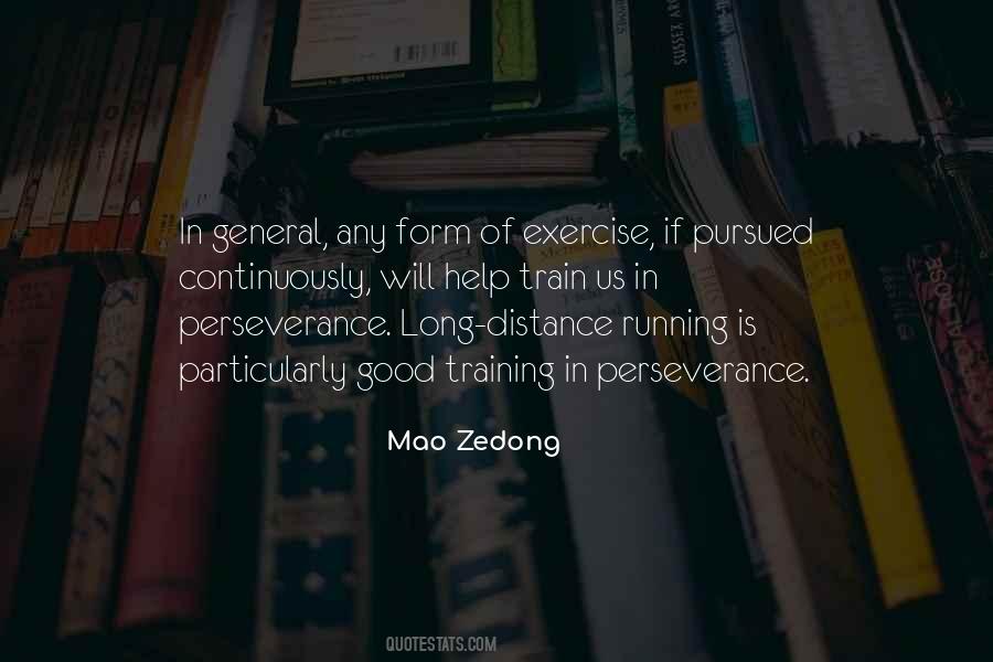 Quotes About Distance Running #360448