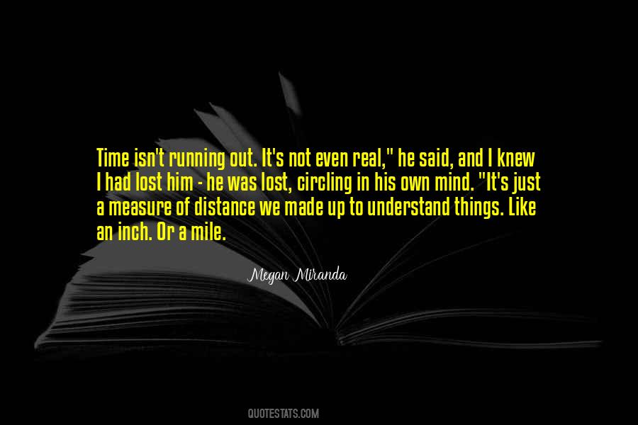 Quotes About Distance Running #657199