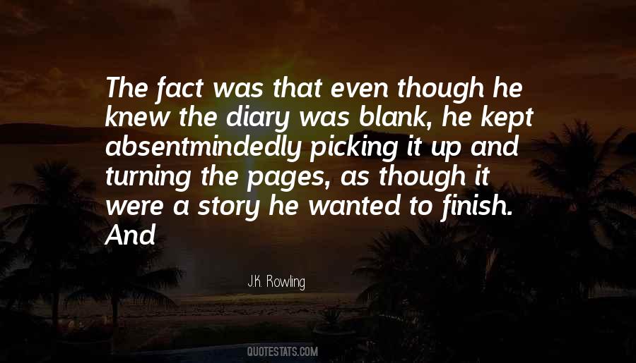 Quotes About Blank Pages #1337374