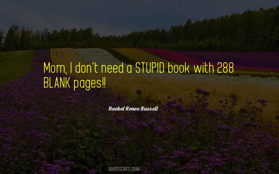 Quotes About Blank Pages #1530303