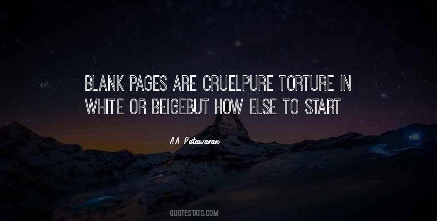 Quotes About Blank Pages #1760162
