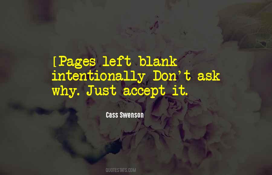 Quotes About Blank Pages #217979