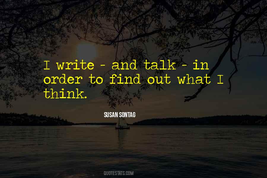 Quotes About Thinking And Writing #102107