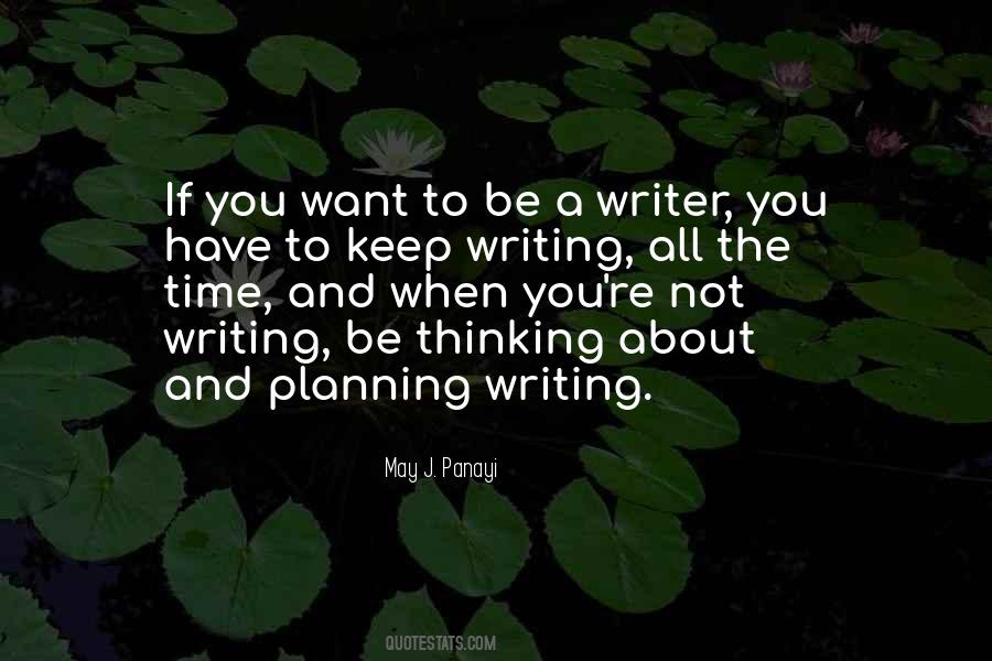 Quotes About Thinking And Writing #187078