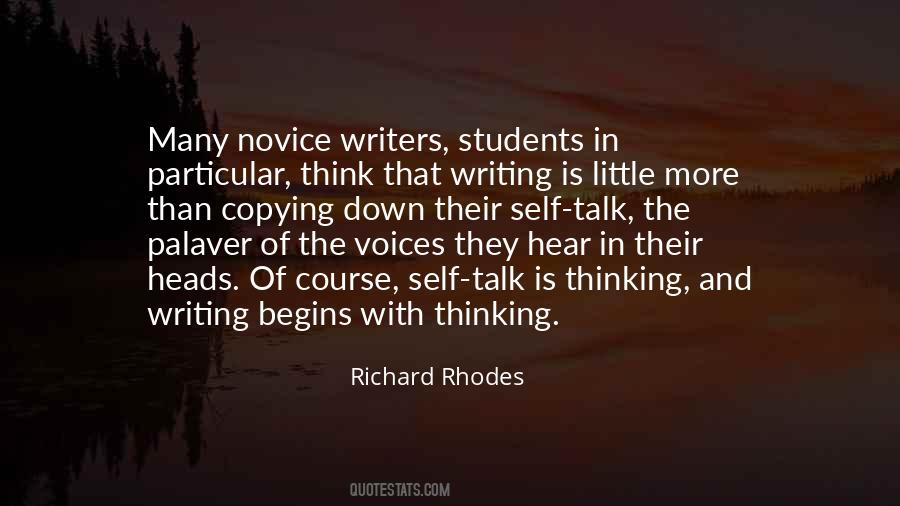 Quotes About Thinking And Writing #970440