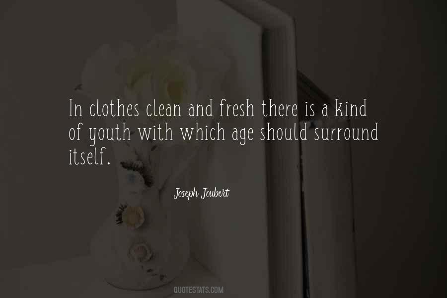 Quotes About Clean Clothes #1046658