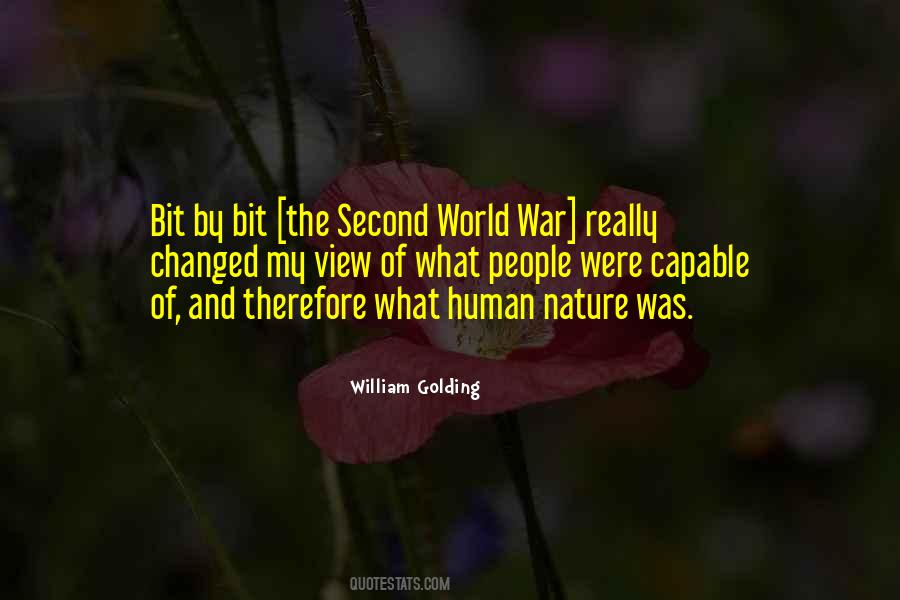 Nature Of War Quotes #630070