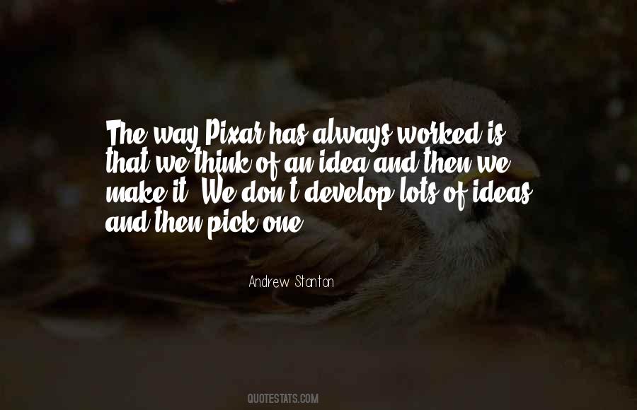 Quotes About Pixar #230438
