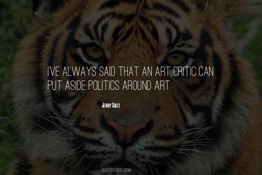 Art Critic Quotes #1069695