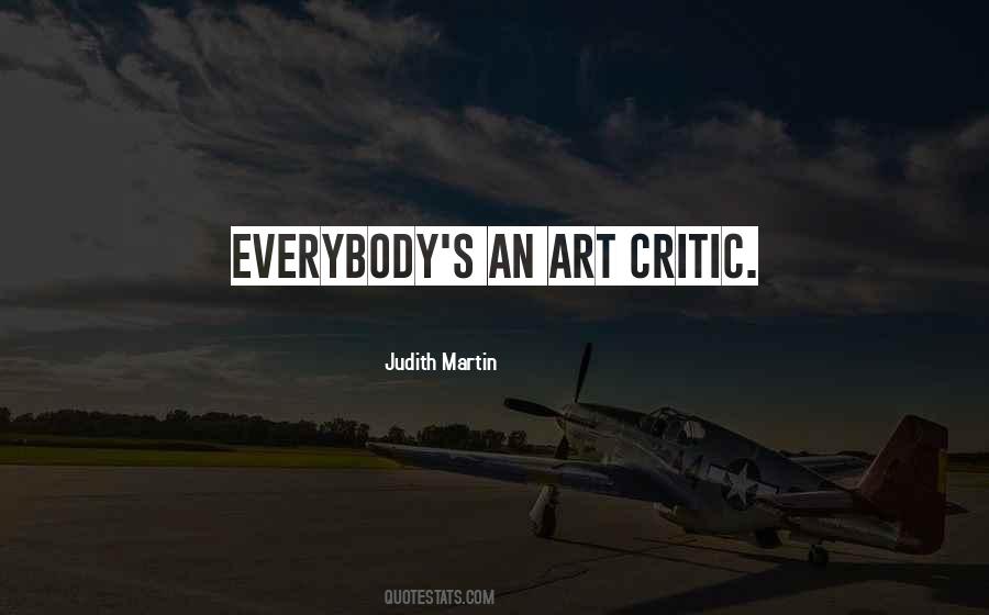Art Critic Quotes #136497