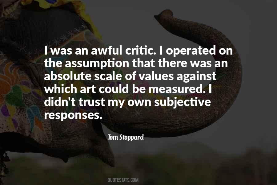 Art Critic Quotes #702667