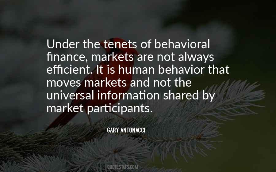 Quotes About Behavioral Finance #784020