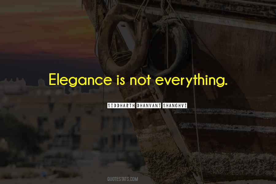 Quotes About Elegance #927687