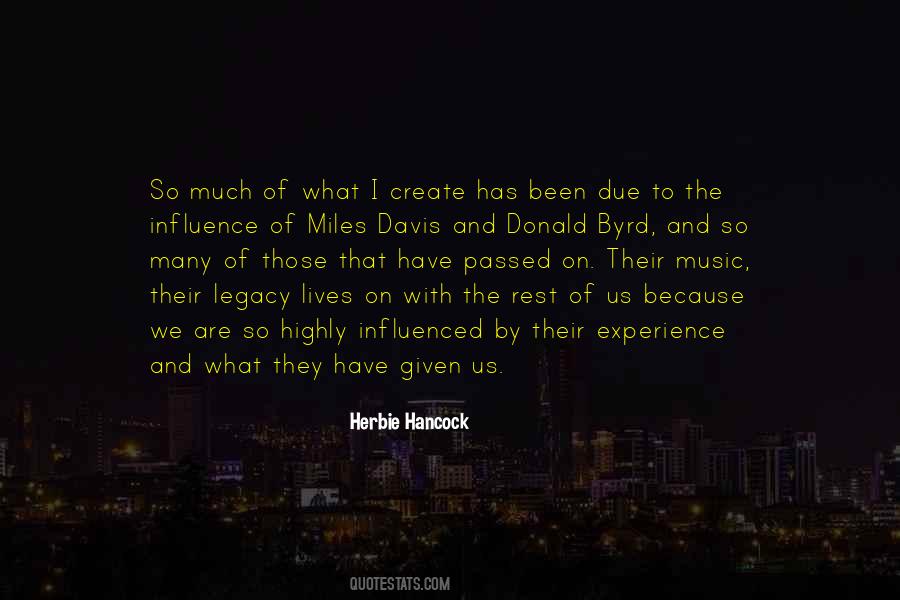 Quotes About Influence Of Music #1217377
